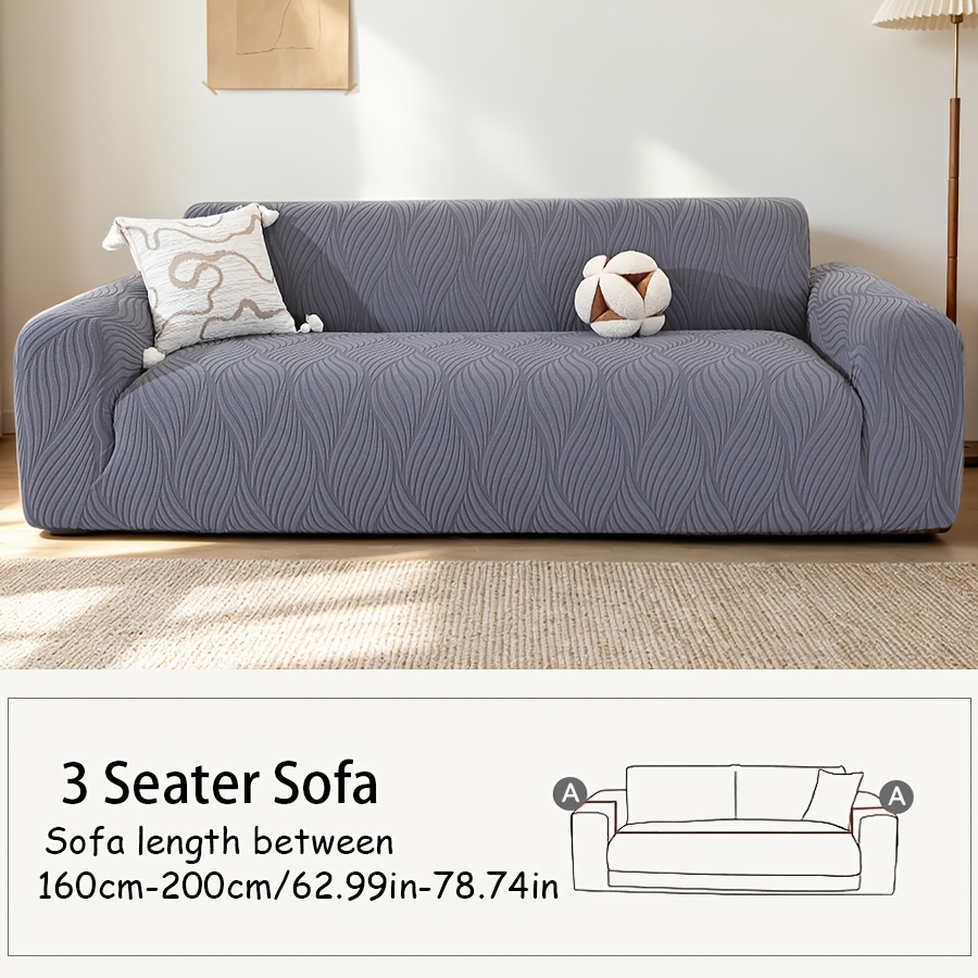TEMU para sofá, 1 pieza, tela cómoda, para mascotas, fácil de instalar, lavable a máquina, decoración del hogar, con cordón elástico, adecuada para