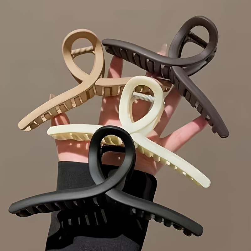 TEMU [" a Croce Facile da Indossare per Donna] 4 pezzi Forcine a Croce Grandi, Facili ed Eleganti, con per Fermare i Capelli e Organizzare i Capelli