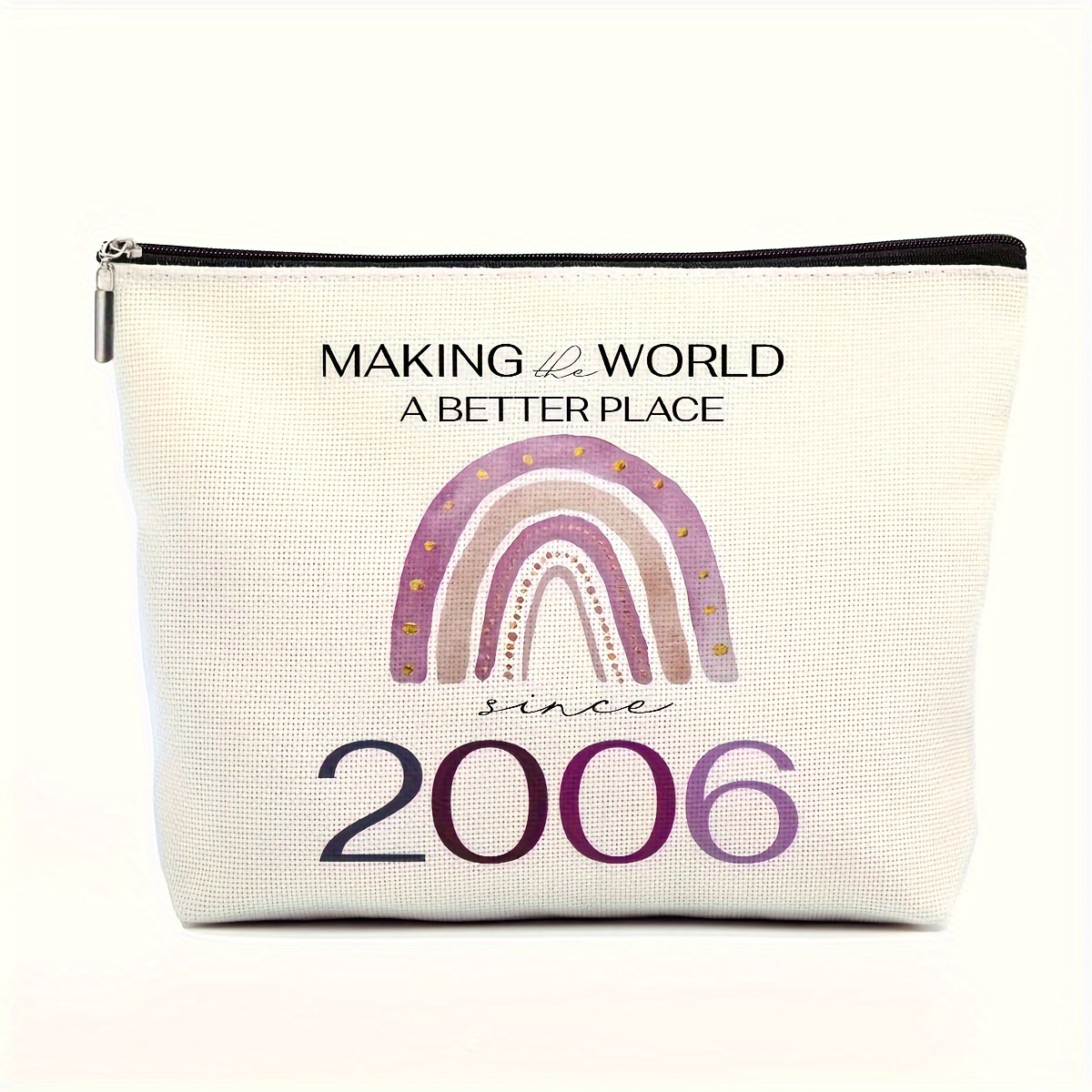 

Boho Rainbow 18th Birthday Makeup Bag: Making The World A Better Place Since 2006