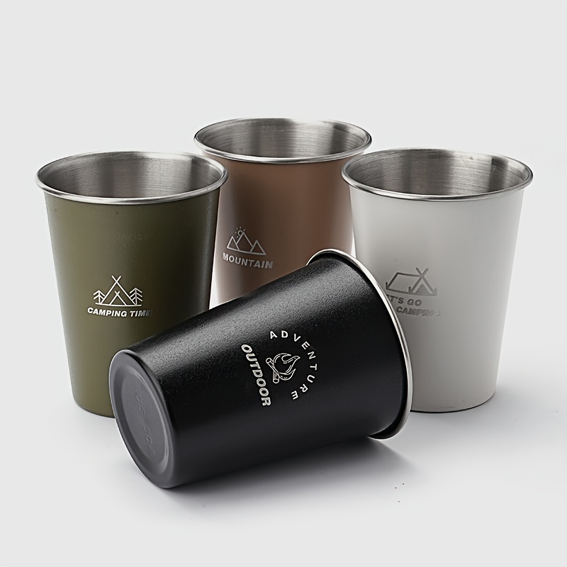 

Shatterproof Stainless Steel Drink Cup With Coating - Unbreakable, Bpa-free For Home, Office, And Travel - Perfect Birthday Gift