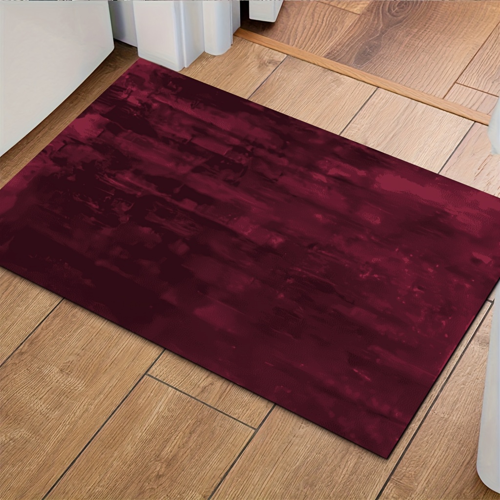 TEMU 1pc Dokriy Vintage Rug Suitable For Indoor/outdoor Use, Non-slip Backing & Hand Washable Welcome Mat, Soft Suitable For Entrance, Living Room,