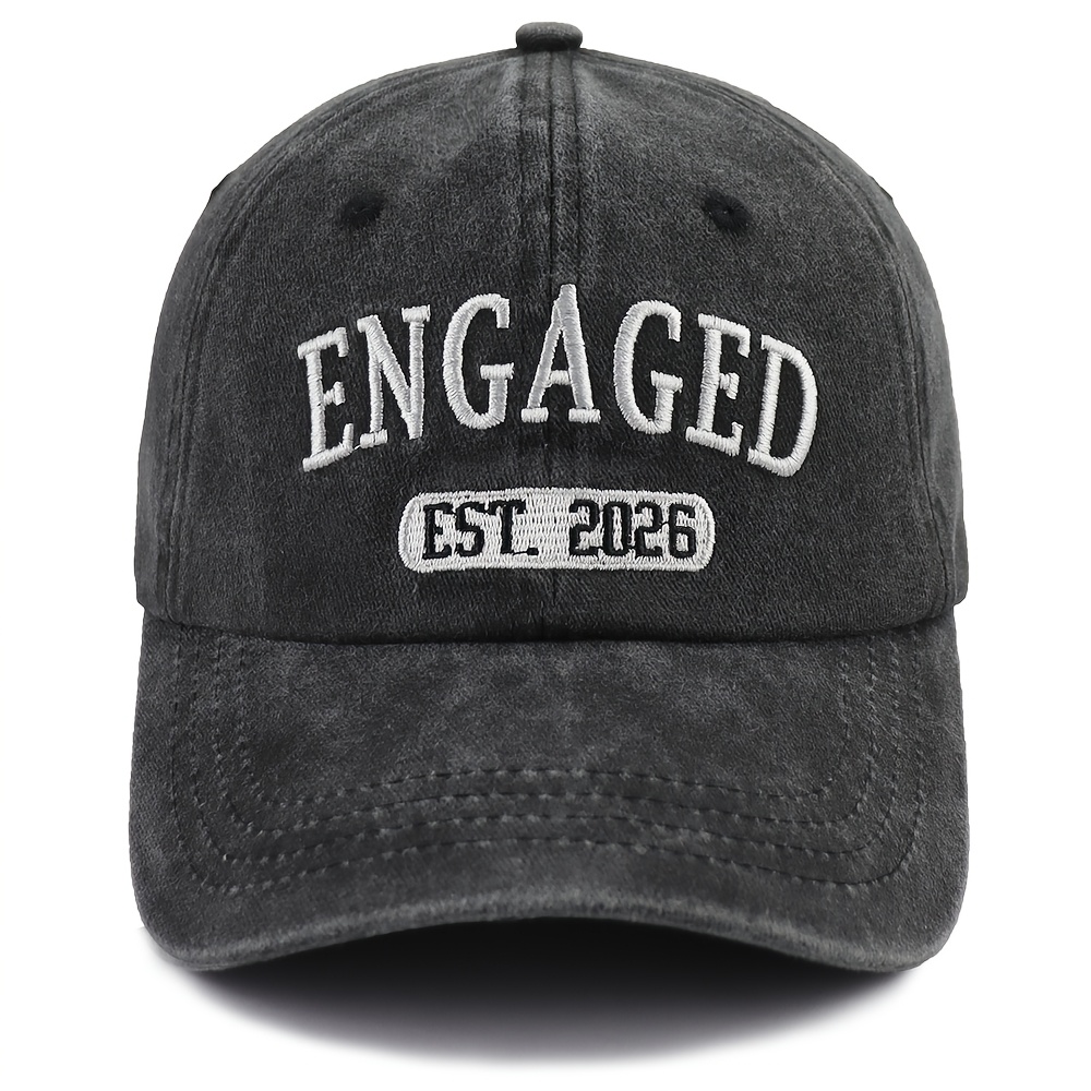 TEMU Engagement Gifts For Couples, 2026 Wedding Planner Engaged Hat, Bridal Shower Gifts For Bride To Be, Newly Engaged Baseball For Valentine's Day