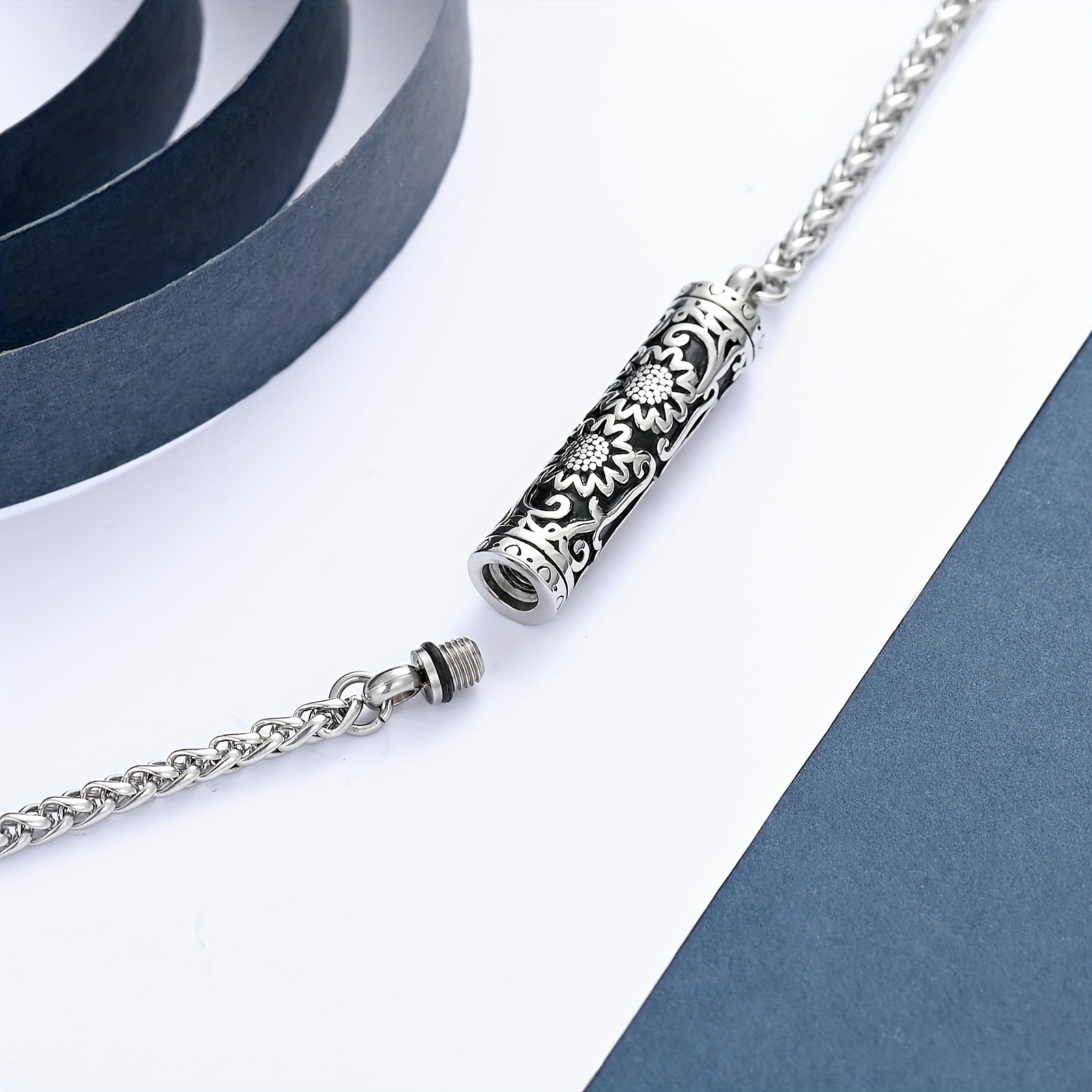Sunflower Urn Bracelet for Pet Cremation Jewelry