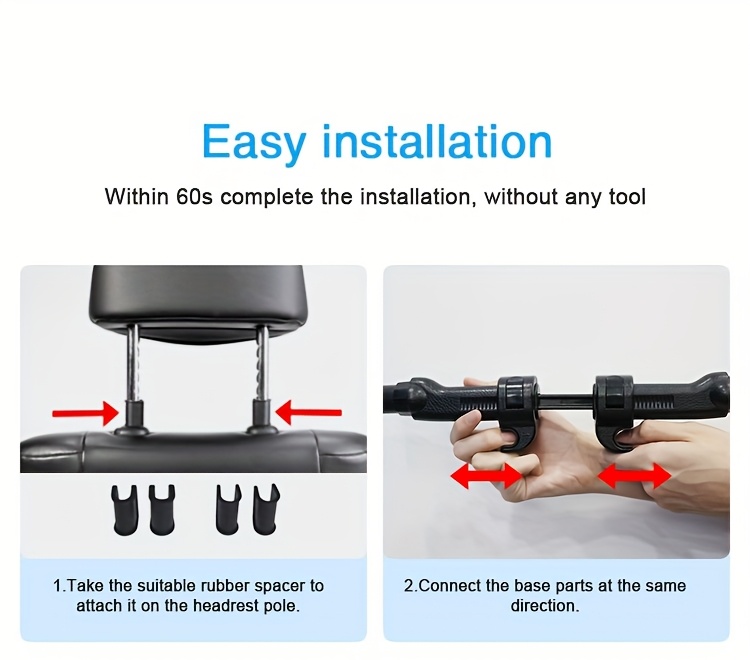 car headrest pillow   extended edition sleeping head and neck support for rear seat   Product details 9