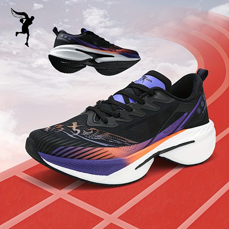 Tenis deportivos para hombre nuevos, suela MD liviana, malla transpirable tejida, para correr en carretera, viajes al aire libre, entrenamiento casual y competencia - Imagen 4