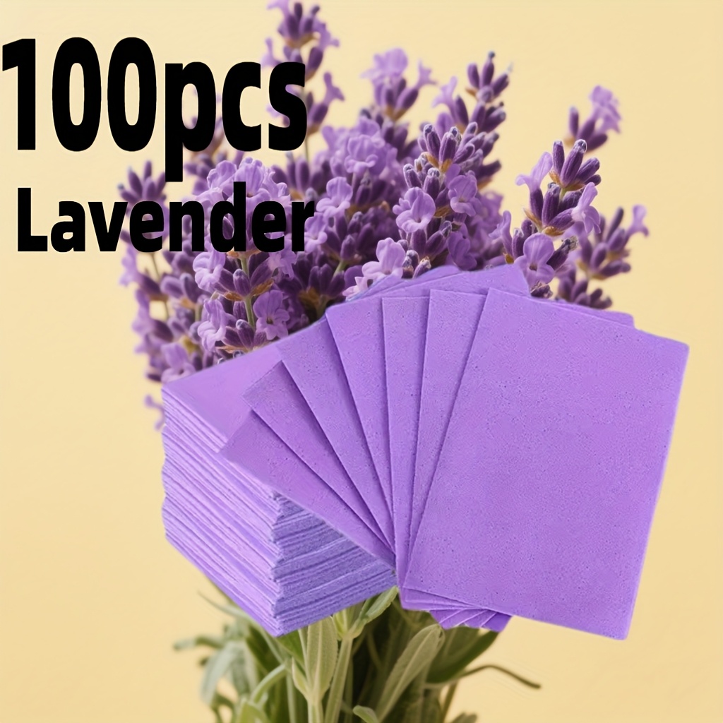 50 100pcs lavender magic cleaning paper suitable for floors toilets tiles hardwood marble and toilets microfiber cleaning cloth absorbent material