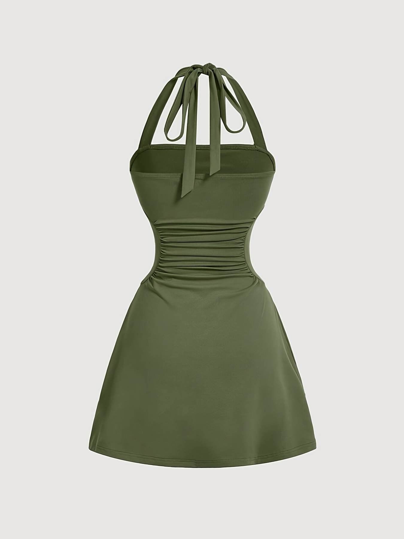 black halter top cocktail dress Anabelle Halter Neck Mini Dress main image 1