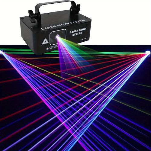 1pc 500mw lights dj dmx 512 control light projection light dj disco party light sound activity stage light indoor ceiling lamp for nightclub bar wedding ballroom halloween christmas black friday decorations