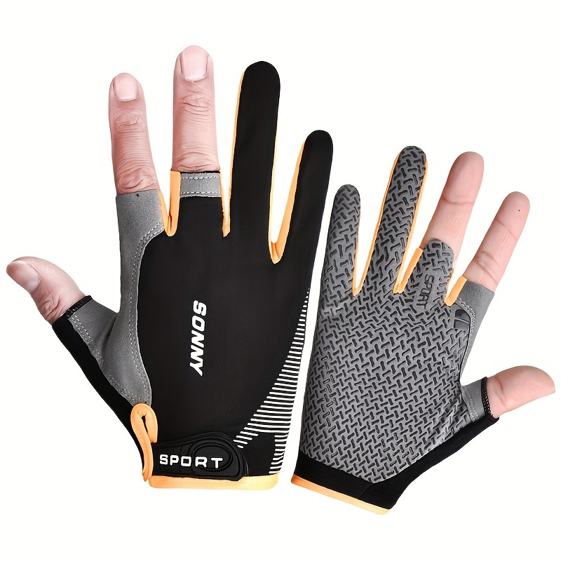 Breathable Half finger Fishing Gloves Men Women Ideal - Temu