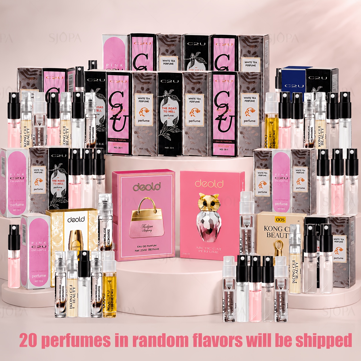 TEMU This 20-pack Of Random Scented Mini Perfumes For Women Is Perfect For Hair Use, Daily Use, And Gifting (floral/fruity/ Scents). An For Perfume