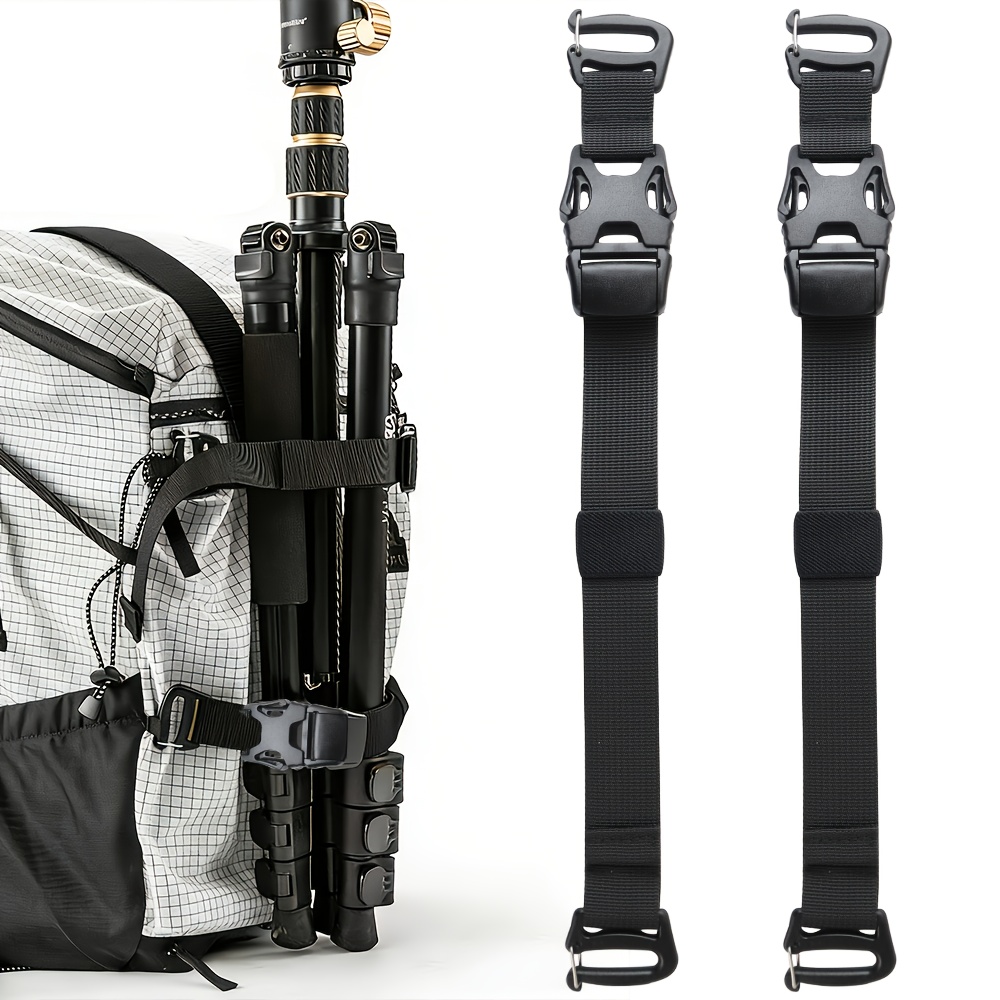 TEMU 2pcs Tactical Molle System Backpack Straps And Buckles Set -adjustable Pack Attachment Strap Accessories