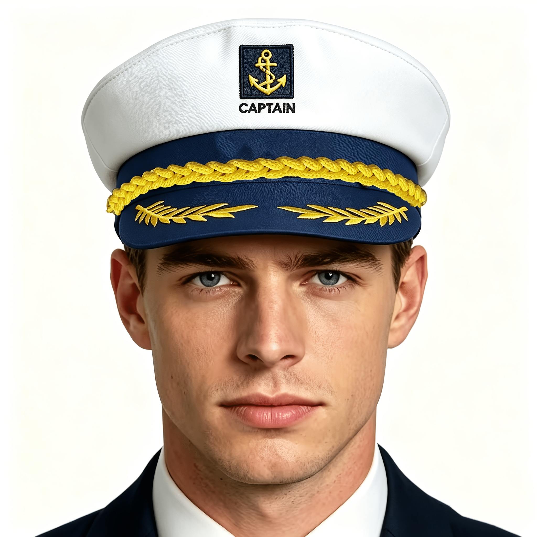 TEMU Yacht Captain Hat For Men And Women, Nautical Boat Costume Cap, Halloween Christmas Party Cosplay Additions
