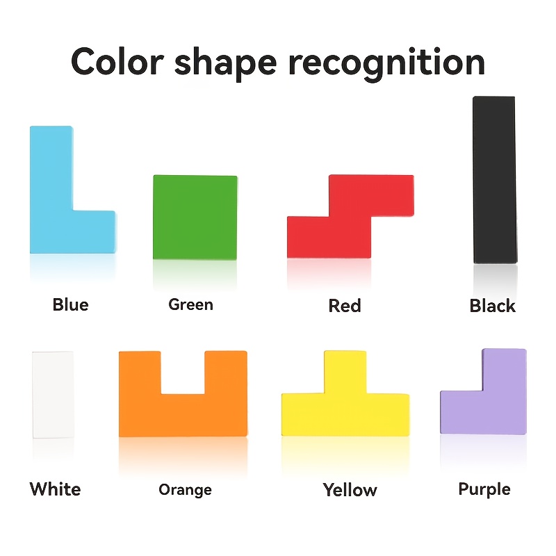 Colorful Wooden Puzzle, STEM Educational Toy