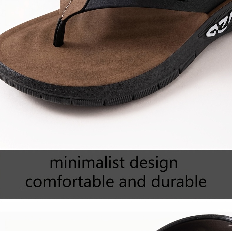 mens high end flip flops for summer designed for casual wear featuring odor slip and a soft sole for feel Product details 8