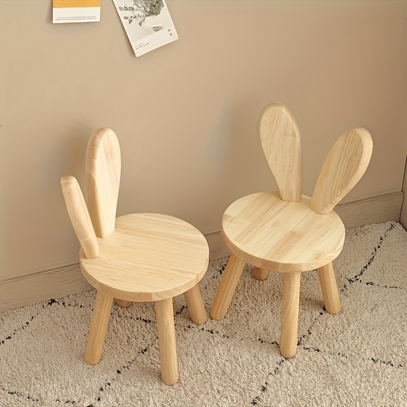 

2/6/10pcs Creative Small Board Stool, Cute Solid Wood Small Stool, Simple Shoe Changing Stool, Door Room Stool,