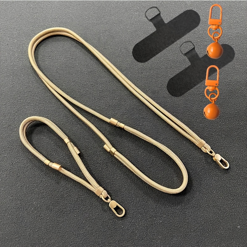 TEMU 6pcs Set Small Bell Accessories Phone Lanyard, Exquisite Gift, Valentine's Day Gift, Christmas Gift, New Year's Gift, Multi-functional Phone
