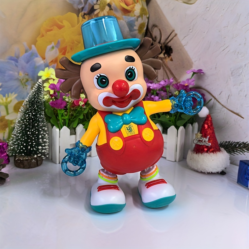 

Dancing Clown Toy Car With Sound & Light Effects - Cute & Fun, Perfect For Birthday, Christmas, Thanksgiving Gifts (batteries Not Included)