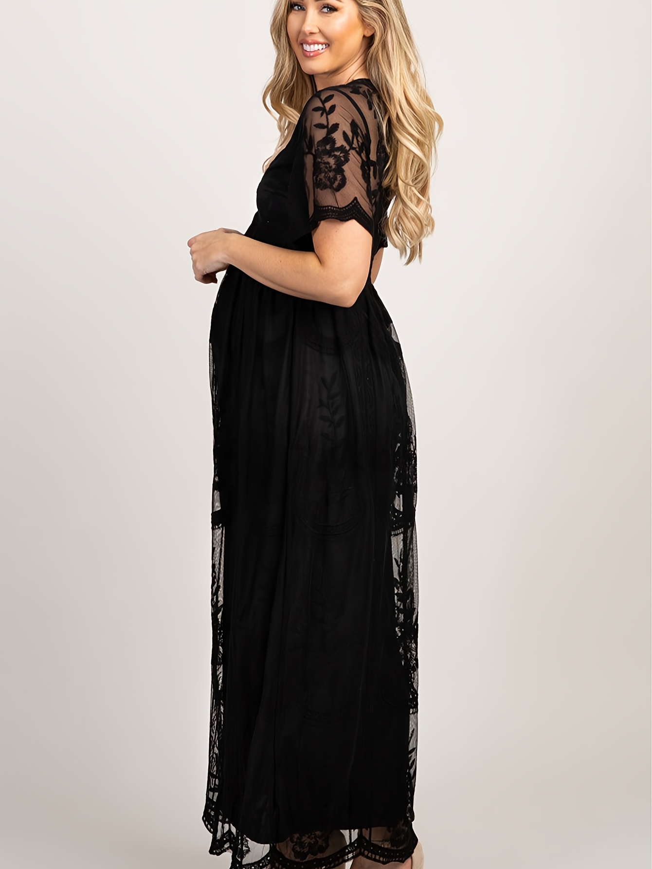 maternity wedding dresses sold on Temu United States