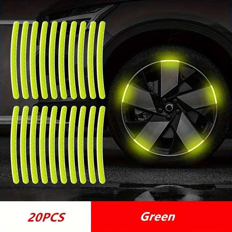20pcs Wheel Enhance Visibility and Safety at Night