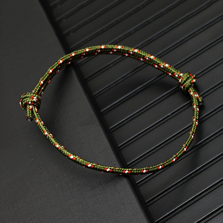 Multicolored Nautical Style Adjustable Bracelet, Handmade