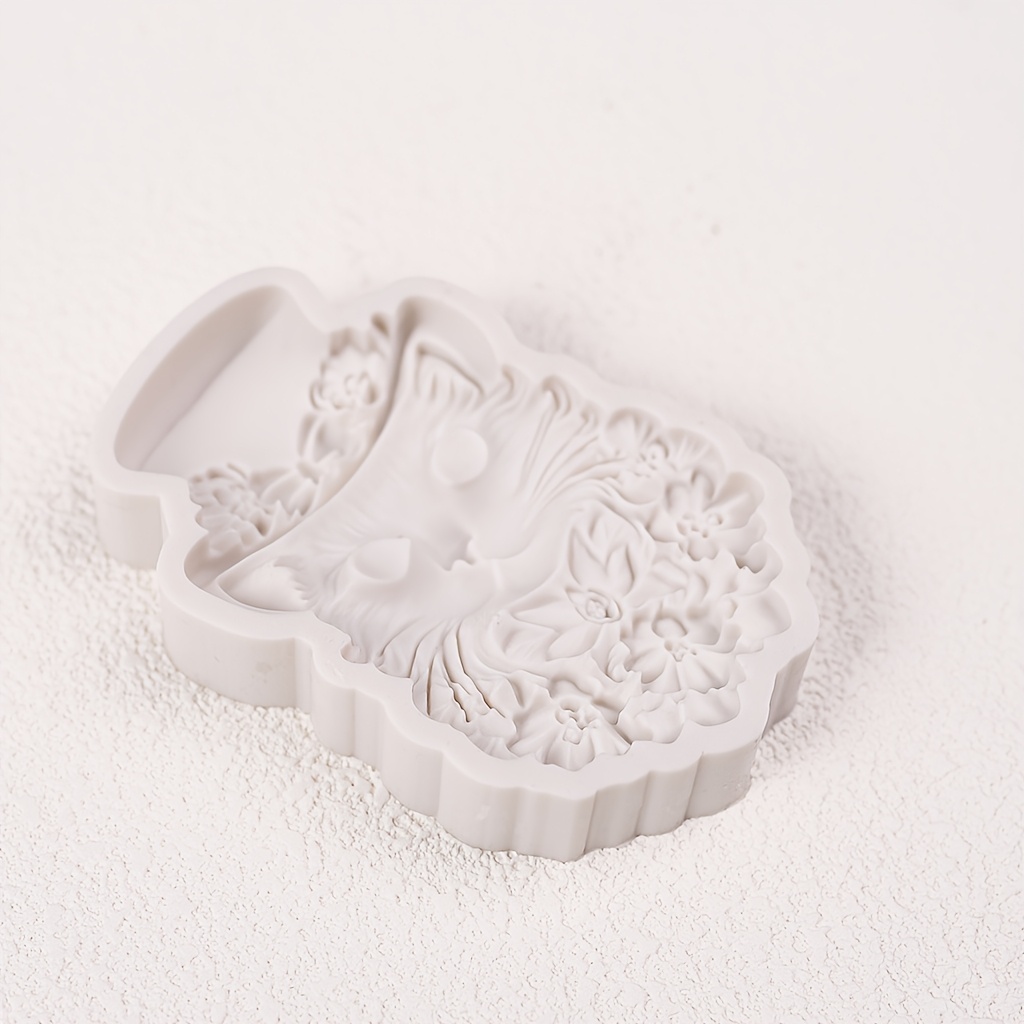 Moule Silicone Lune & Chat – Moule Résine Époxy Cristal – Idéal Savon, Chocolat, Bougie, Artisanat DIY Décoration