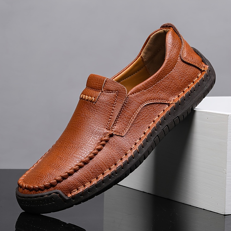 mocasines marrones hombre zapatos casuales sin cordones Temu