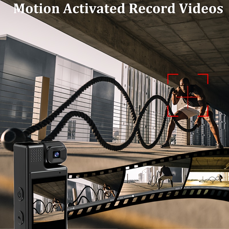 recorder camera chest wearable rotatable lens pocket recorder outdoor conference portable camera sports camera handheld thumb camera recorder details 4