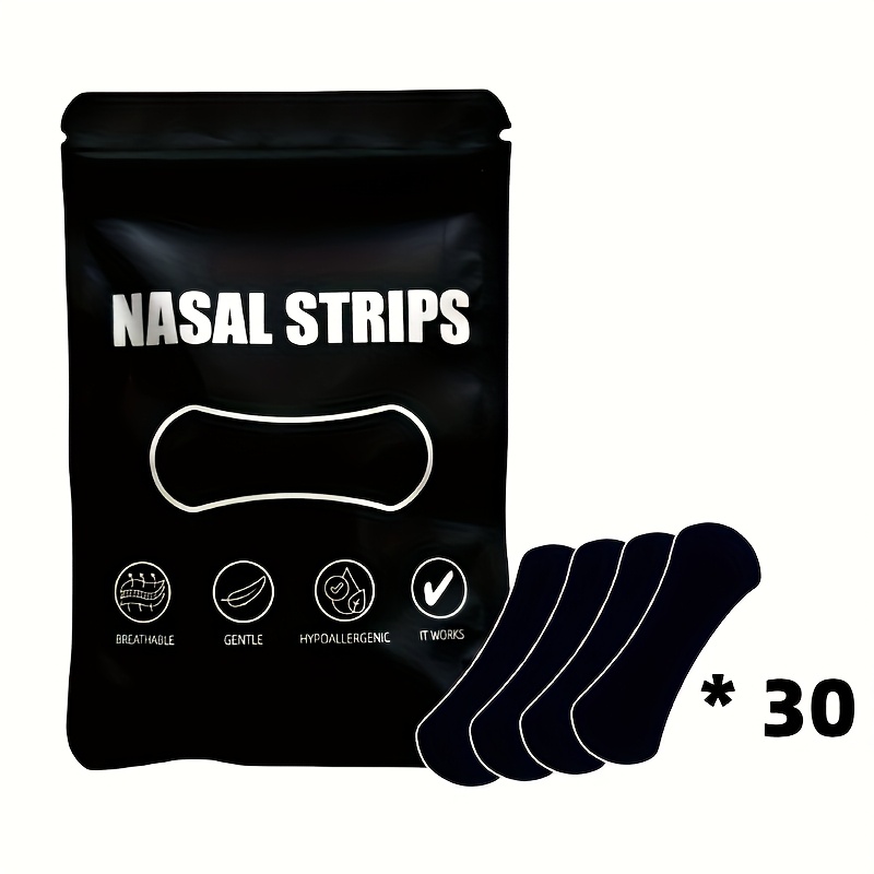 30pcs Breathable Sports Nose Patches - Comfortable, Durable, And Easy To Apply For Running, Workouts & Outdoor Use