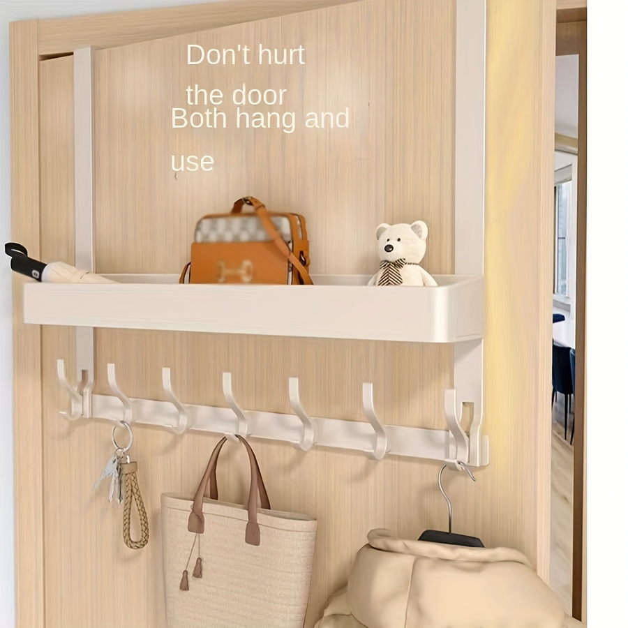 door metal hook rack no drilling required - Temu Canada