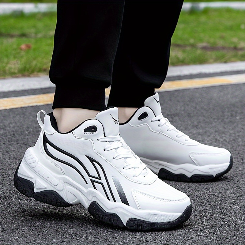 Tenis casuales de talla grande para otoño e invierno, antideslizantes, con suela gruesa para aumentar la estatura, cómodos y versátiles para viajar