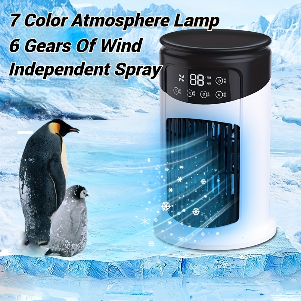 desk portable air conditioner fan, mini evaporative air cooler