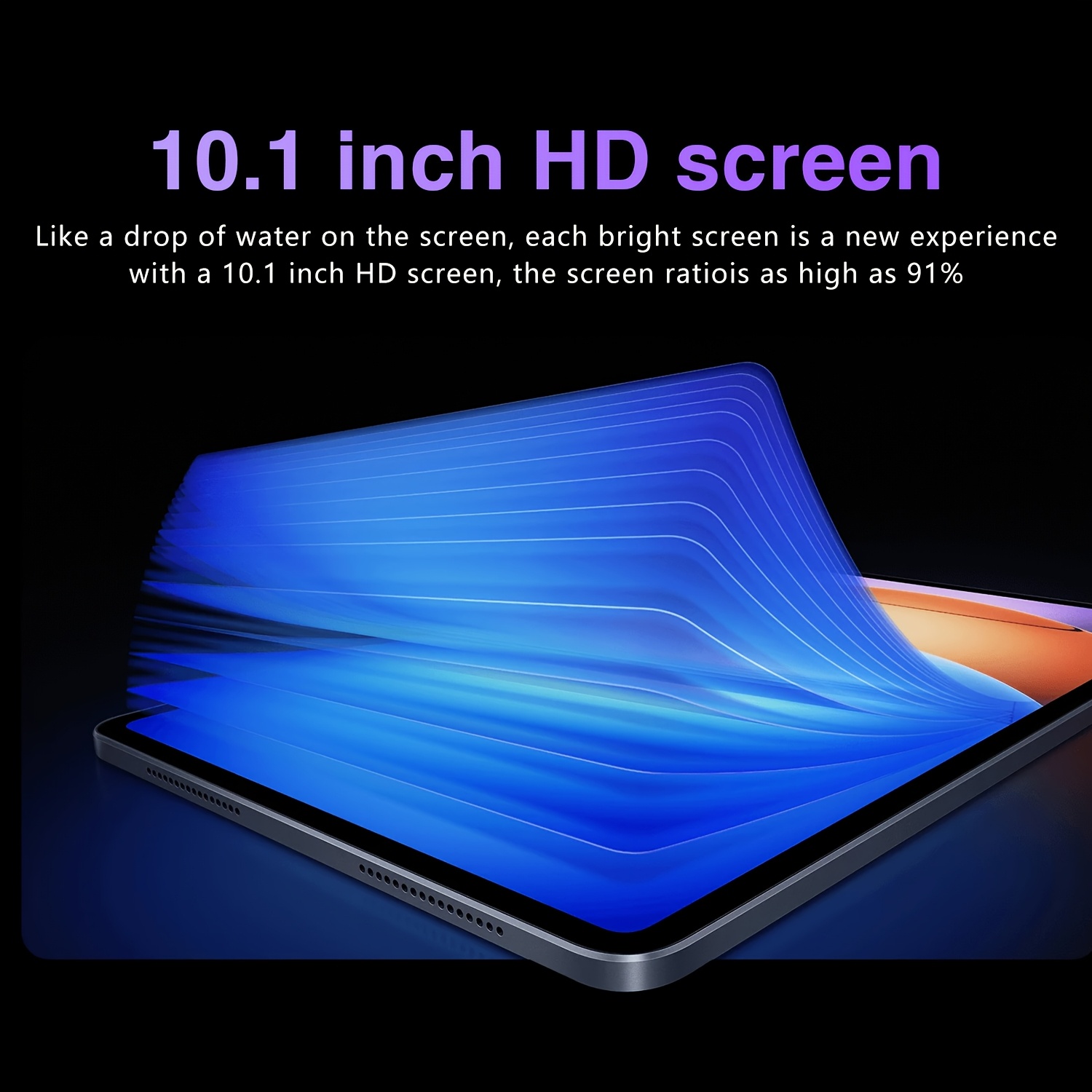 NANNEE-10.1 Inch Global New Tablet Pad6Max, with 8GB RAM And 128GB ROM, Supports Wifi 5, Has Built-In GPS, 8MP + 16MP Cameras, Runs Android 15, Suitable for Entertainment And Office Use, Tablet, Pad, Tablet, Pad