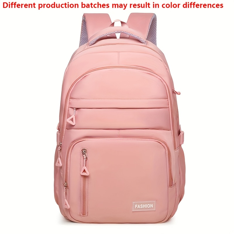 TEMU Versatile Casual Men's And Women's Backpack Multifunctional Outing Travel Large Capacity School Bag For Junior And Senior High School Students