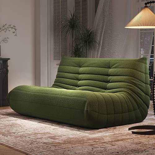 minimalist modern tatami single lazy sofa caterpillar balcony reclining leisure chair bedroom can lie sofa