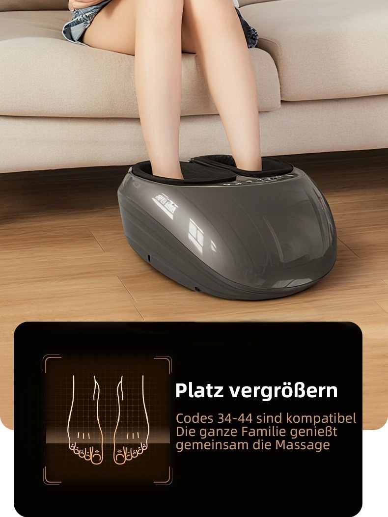 YUNSHAW Масажор за крака Shiatsu, Осигурява релаксация за уморени мускули и стъпала, Дълбоко месене на краката, Подобрява кръвообращението и здравето на краката, Подходящ за дома или офиса, Подходящ за крака до размер 45 (US 11)