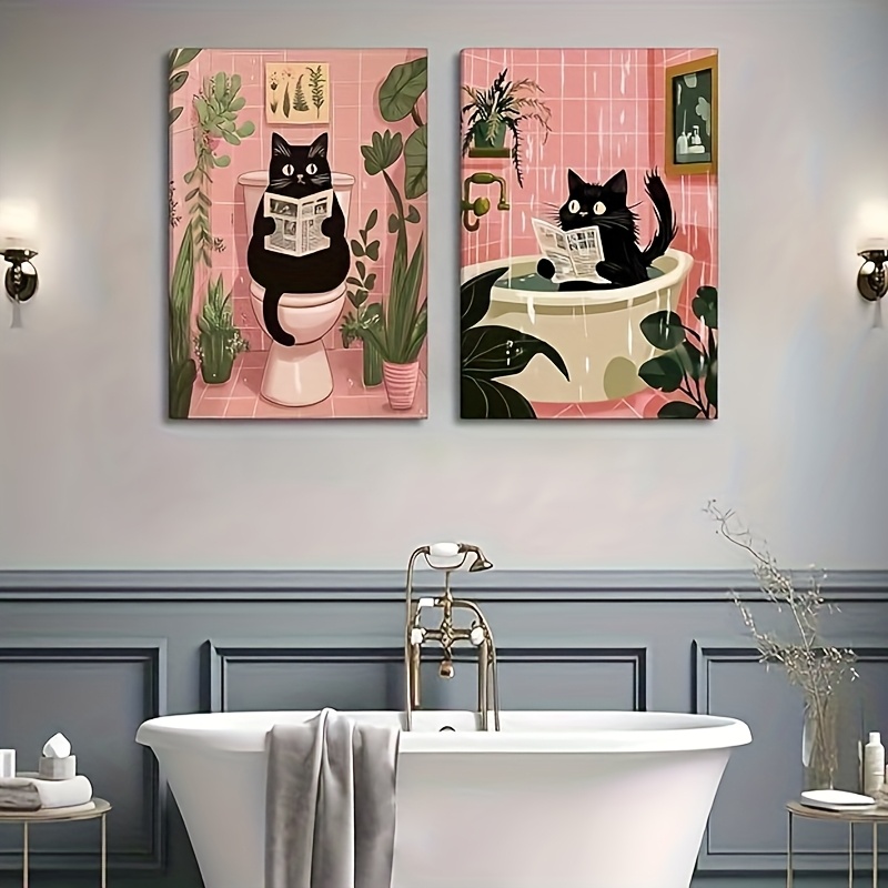 Quadro Su Tela Stampa Artistica Con Ghepardo E Riflessi D'Acqua – 31x20 Cm – Cornice In Pino Inclusa – Pronto Da Appendere - 3