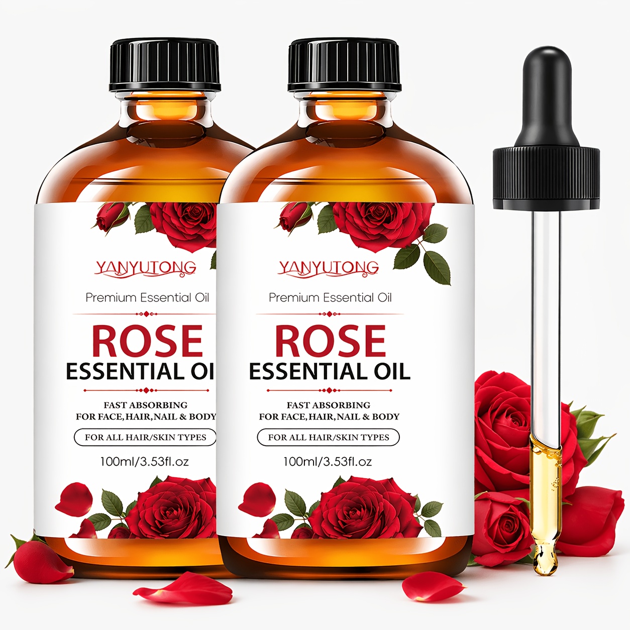 2 Bottles Of Body Fragrance Massage Oil For Hair Care, Massage, Showering, And Application To Face, Body, Nails, Hair, And Eyelashes. A And A Comfortable Gift