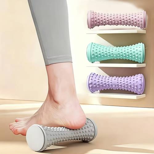 massage roller for deep tissue rough surface medium firmness manual roller for yoga fitness additions for home gym durable stylish design