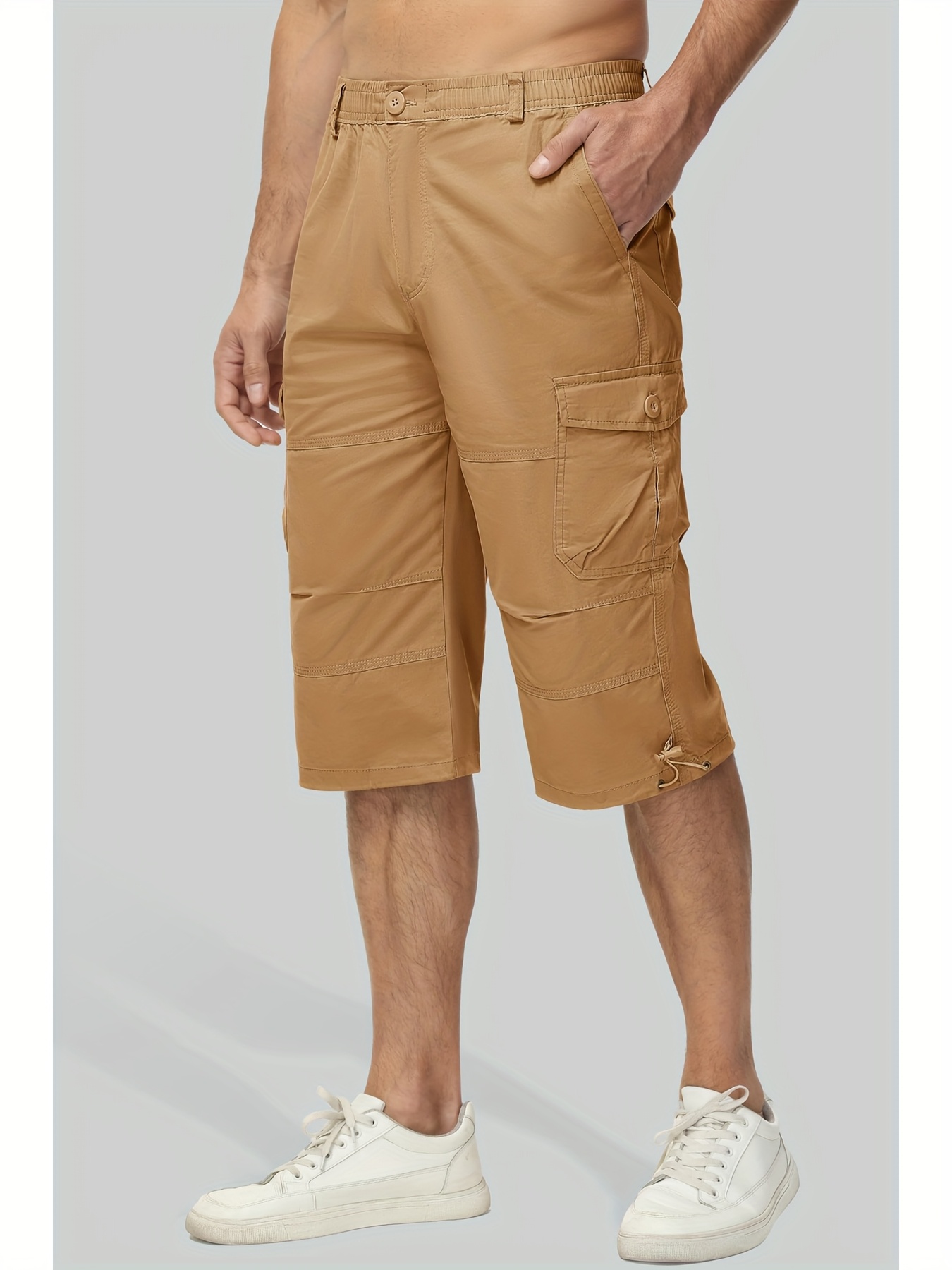 pantaloncini cargo resistente tasche pantalone Temu Italy - Main Image