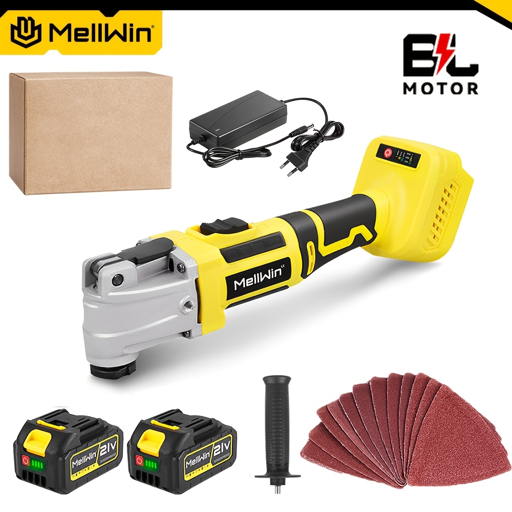 Image of Brushless Multi-functional Oscillating Tool, Household Oscillating Multi-tool, Oscillating Sanding Tool, Suitable For Home Cleaning, Woodworking Sanding And Polishing