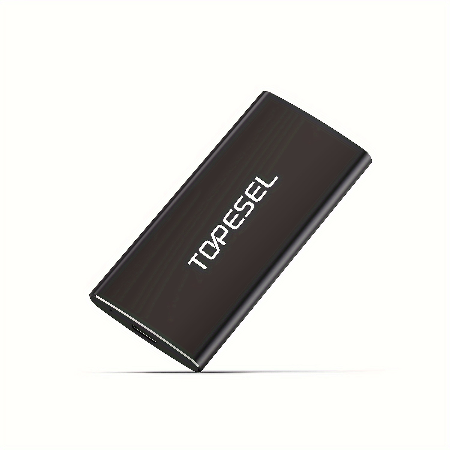 Image of Topesel 250gb/500gb/1tb Portable Ssd External Hard Drive Suitable For Laptop, Pc, & Phone, Usb-c Type- With 500mb/, Compatible For Smartphones, Tablets, Devices