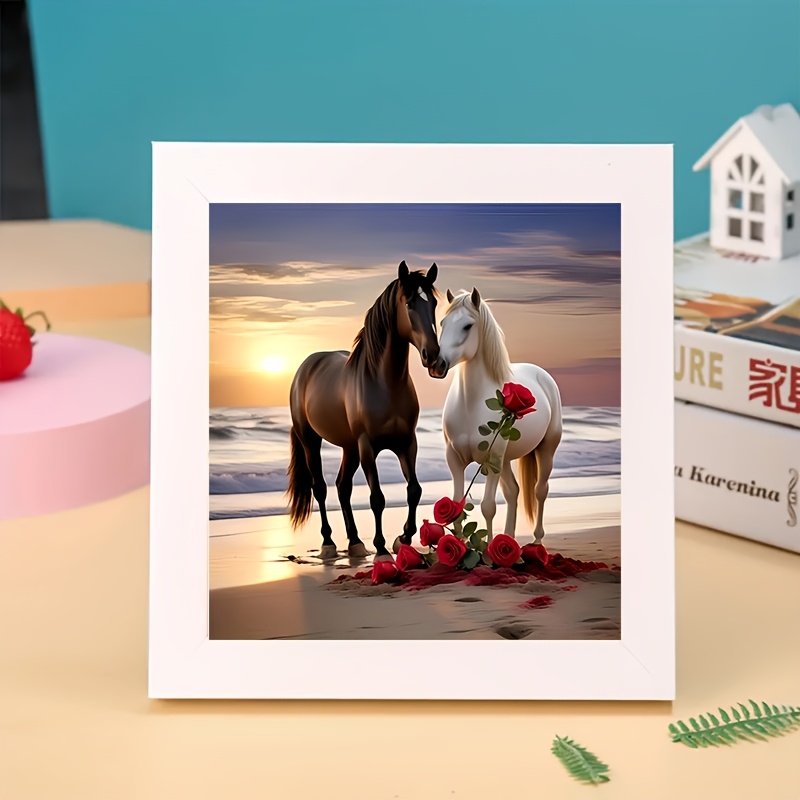 kit pintura diamantes 5d diseño caballo completo diamantes Temu