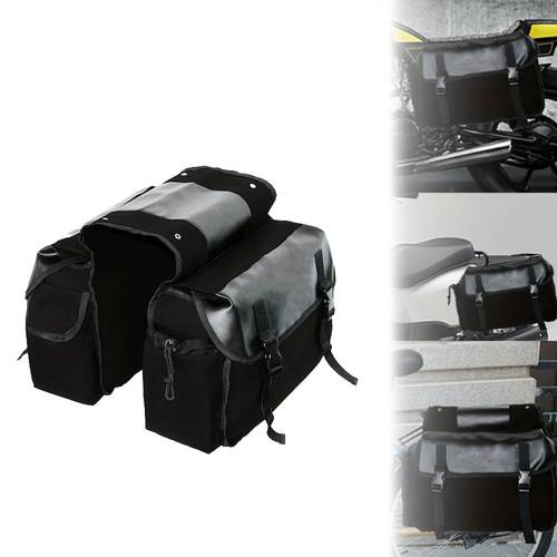 universal motorcycle bag large capacity canvas panniers bags for bicycle bike motor saddlebags side tool bag for harley for honda for suzuki for kawasaki