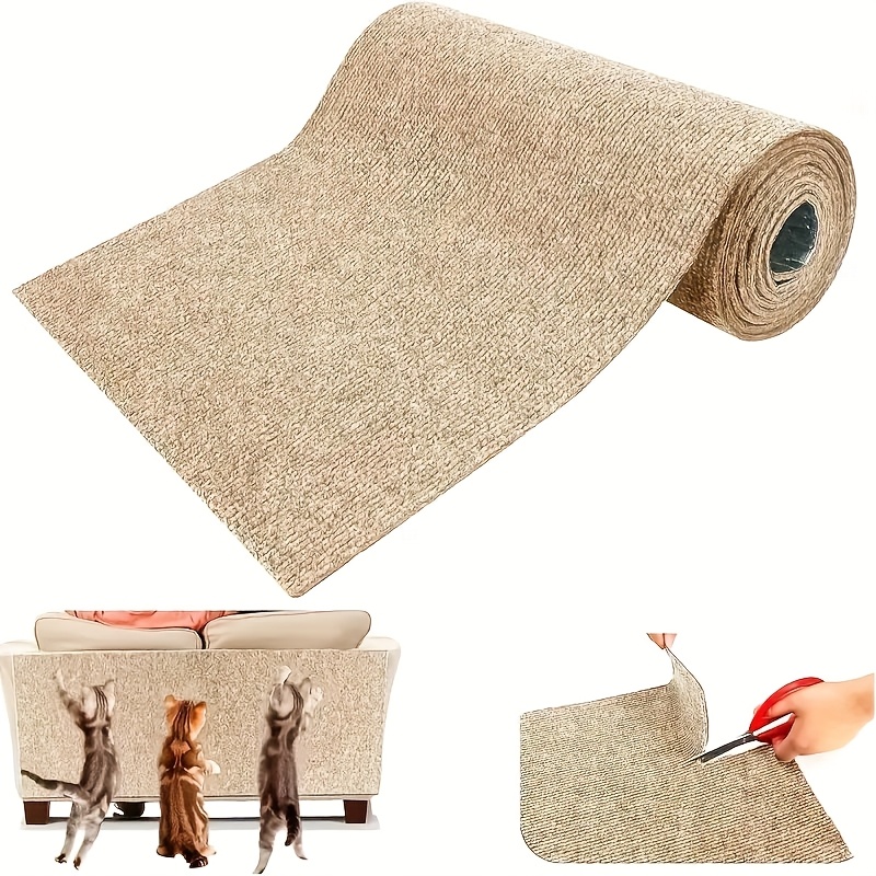 

Diy Trimmable Self-adhesive Carpet, Cat Scratching Board, Cat Climbing Mat, Cat Scratching Post, Cat Tree Stand, Wear-resistant And -proof, Cat Climbing Stickers. Your Furniture And To .