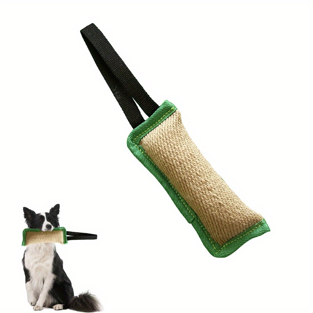 Dog Training Bite Stick For Chewing, Pet Toy Single Rope Handling, Dog , Durable Jute