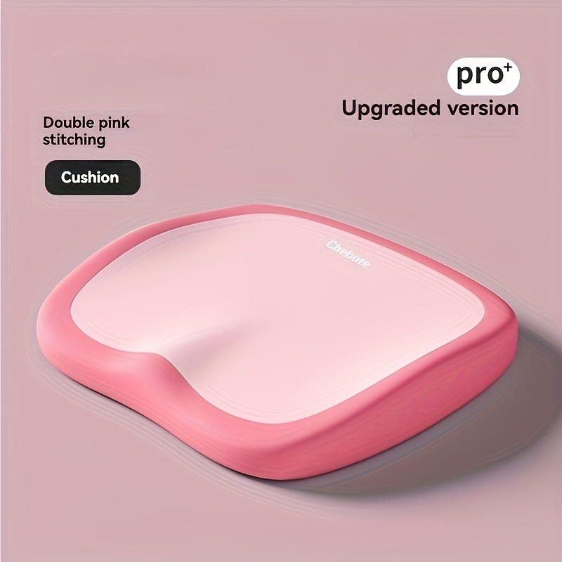 TEMU Ergonomic Memory Foam Seat Cushion, Suitable For Long Periods Of Sitting, Adjustable Hip And Lumbar Support Pad, Portable Chair Cushion, Ideal