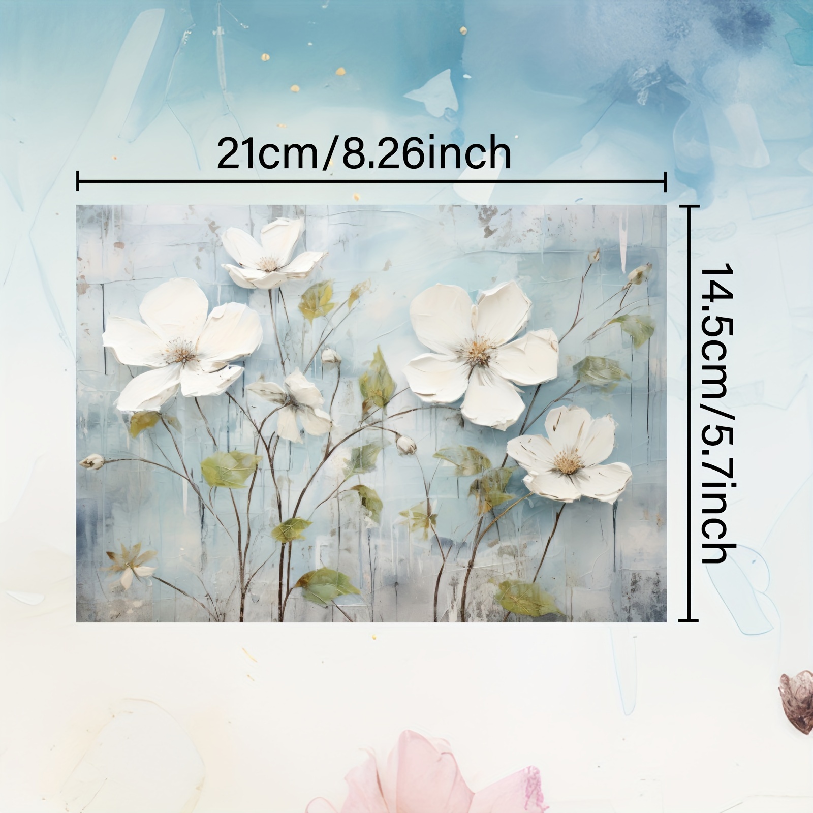 Image of 16pcs A5 Watercolor Paper, 8.26x5.7", Diy Craft Sheets For Handmade Greeting Cards & Bullet Journals, Decorative Stationery