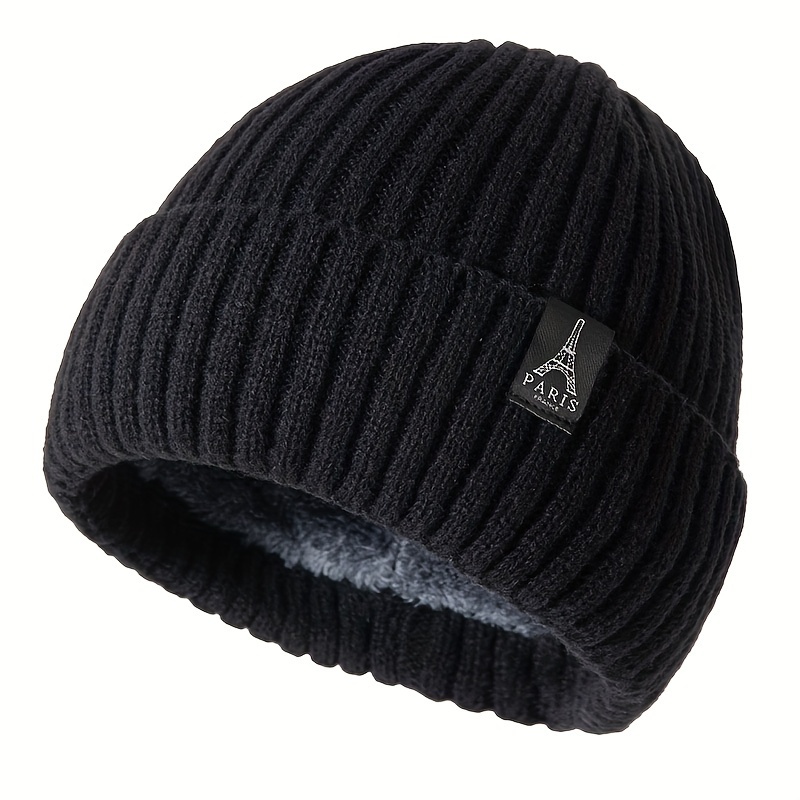 

Fleece-lined Knit Beanie - , , And Hat For , For