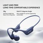 true bone conduction headphones b60s 64gb memory open wireless mp3 earplugs sports headphones suitable for running and cycling