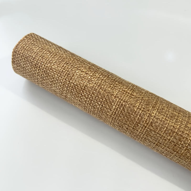 Image of Self-adhesive Linen Cloth Repair Furniture Decoration Fixed Wall Cloth Retro Frame Cloth Non-leather Patch Kit 20 * 120cm/7.87 * 47.24in